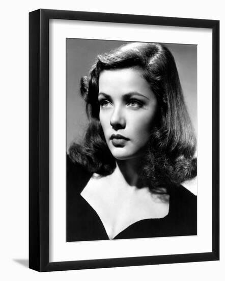 Gene Tierney, Early 1940s-null-Framed Photo