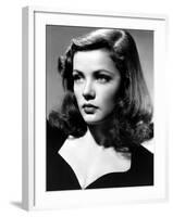 Gene Tierney, Early 1940s-null-Framed Photo