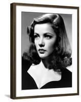 Gene Tierney, Early 1940s-null-Framed Photo
