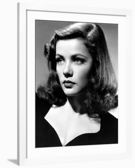 Gene Tierney, Early 1940s-null-Framed Photo