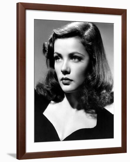 Gene Tierney, Early 1940s-null-Framed Photo