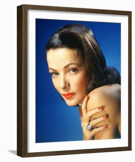 Gene Tierney-null-Framed Photo