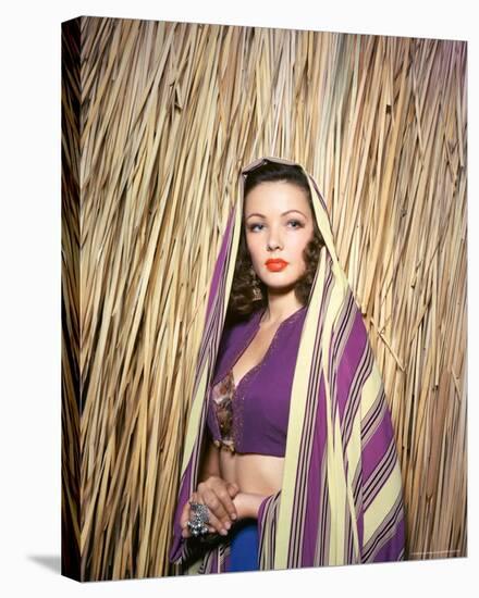 Gene Tierney-null-Stretched Canvas