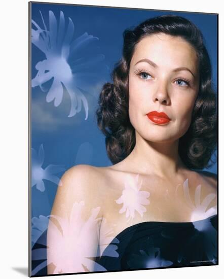 Gene Tierney-null-Mounted Photo