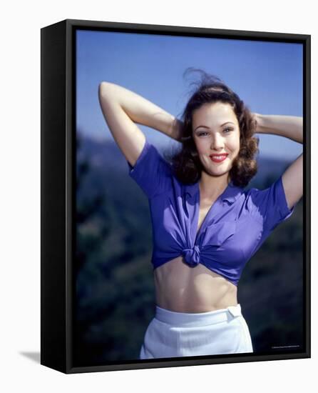 Gene Tierney-null-Framed Stretched Canvas