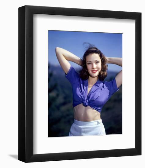 Gene Tierney-null-Framed Photo