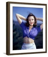 Gene Tierney-null-Framed Photo