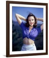 Gene Tierney-null-Framed Photo