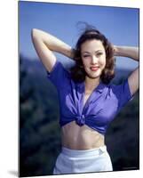 Gene Tierney-null-Mounted Photo