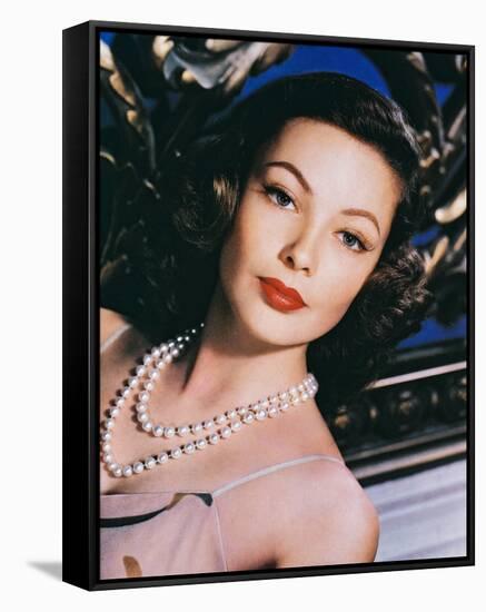 Gene Tierney-null-Framed Stretched Canvas