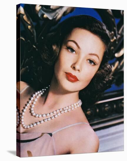 Gene Tierney-null-Stretched Canvas