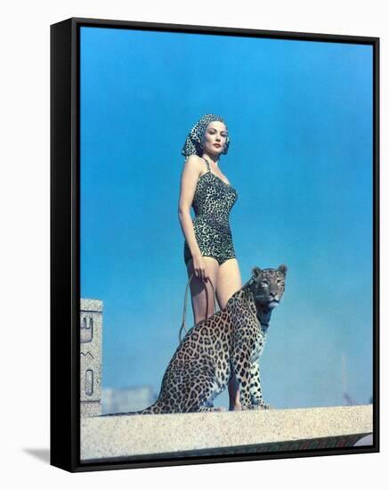 Gene Tierney-null-Framed Stretched Canvas