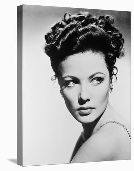 Gene Tierney-null-Stretched Canvas