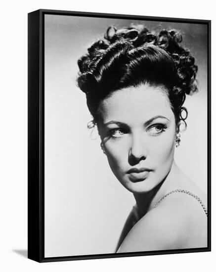 Gene Tierney-null-Framed Stretched Canvas