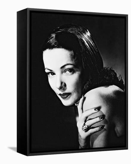 Gene Tierney-null-Framed Stretched Canvas