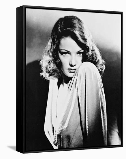 Gene Tierney-null-Framed Stretched Canvas