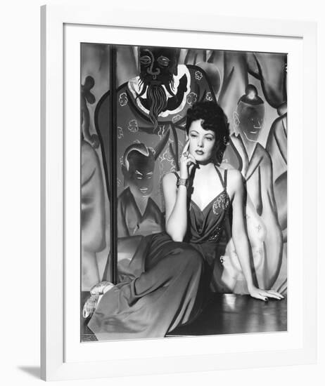 Gene Tierney-null-Framed Photo