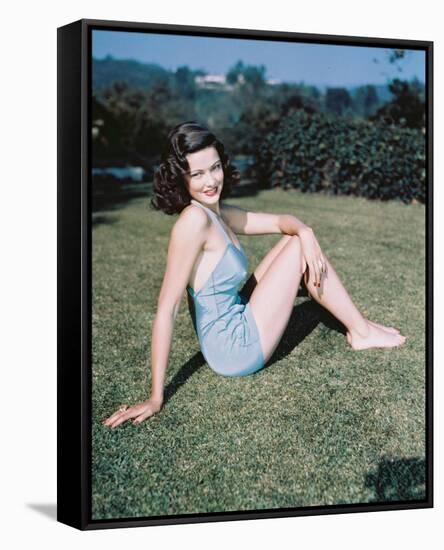 Gene Tierney-null-Framed Stretched Canvas