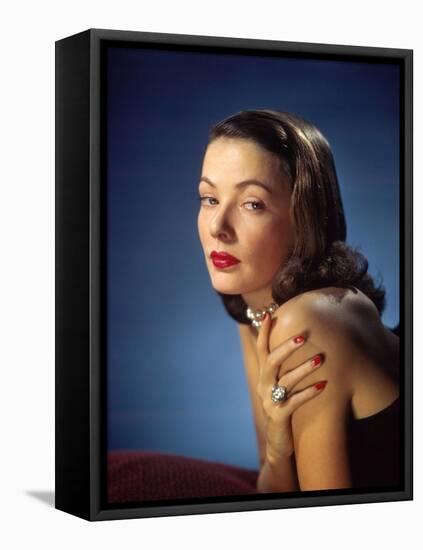 Gene Tierney-null-Framed Stretched Canvas