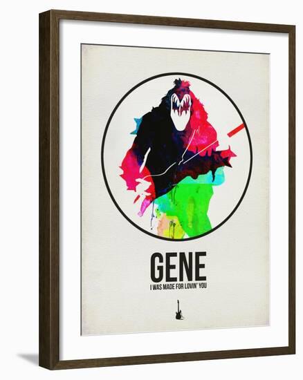 Gene Watercolor-David Brodsky-Framed Art Print