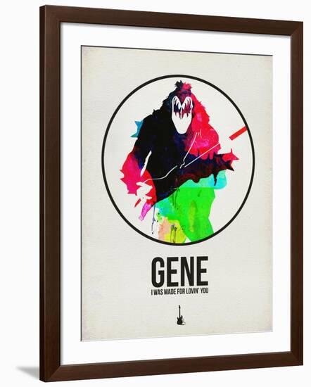 Gene Watercolor-David Brodsky-Framed Art Print