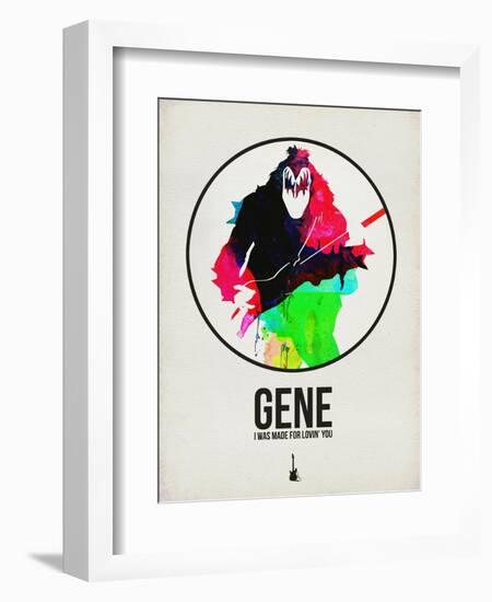 Gene Watercolor-David Brodsky-Framed Art Print