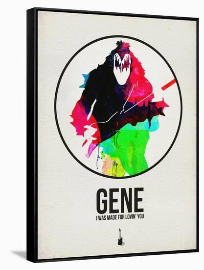 Gene Watercolor-David Brodsky-Framed Stretched Canvas