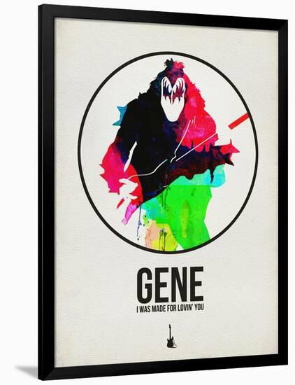 Gene Watercolor-David Brodsky-Framed Art Print