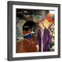 Gene Wilder. "Willy Wonka and the Chocolate Factory" [1971], Directed by Mel Stuart.-null-Framed Photographic Print