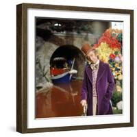 Gene Wilder. "Willy Wonka and the Chocolate Factory" [1971], Directed by Mel Stuart.-null-Framed Photographic Print