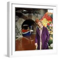 Gene Wilder. "Willy Wonka and the Chocolate Factory" [1971], Directed by Mel Stuart.-null-Framed Photographic Print