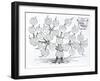 Genealogical Tree of the Rougon-Macquart Family-French School-Framed Giclee Print