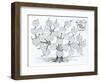 Genealogical Tree of the Rougon-Macquart Family-French School-Framed Giclee Print