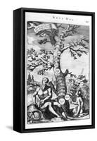 Genealogy Tree of Adam, 1675-Athanasius Kircher-Framed Stretched Canvas