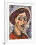 Geneigter Kopf, C.1913-Alexej Von Jawlensky-Framed Premium Giclee Print