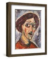 Geneigter Kopf, C.1913-Alexej Von Jawlensky-Framed Giclee Print