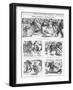 General Adoption of the Rolling Skate, 1866-George Du Maurier-Framed Giclee Print