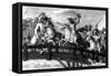 General Alexandre Dumas, the 'Horatius Cocles of the Tyrol'. Killing Single-Handedly Three…-null-Framed Stretched Canvas