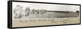 General Allenby Decorating Australian Troops at Abassan, South Palestine, August 1917-Capt. Arthur Rhodes-Framed Stretched Canvas