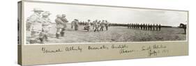 General Allenby Decorating Australian Troops at Abassan, South Palestine, August 1917-Capt. Arthur Rhodes-Stretched Canvas