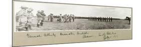 General Allenby Decorating Australian Troops at Abassan, South Palestine, August 1917-Capt. Arthur Rhodes-Mounted Giclee Print