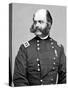 General Ambrose Burnside of Indiana, Civil War-Lantern Press-Stretched Canvas