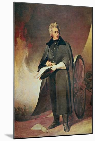 General Andrew Jackson-Thomas Sully-Mounted Giclee Print