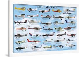 General Aviation - Light Aircrafts-null-Framed Poster