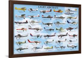 General Aviation - Light Aircrafts-null-Framed Poster