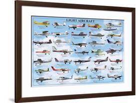 General Aviation - Light Aircrafts-null-Framed Poster