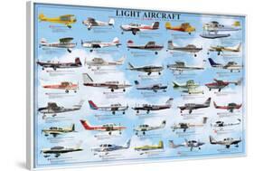General Aviation - Light Aircrafts-null-Framed Poster