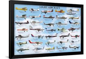 General Aviation - Light Aircrafts-null-Framed Poster