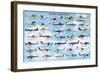 General Aviation, Light Aircrafts-null-Framed Art Print