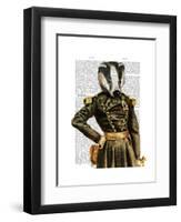 General Badger-Fab Funky-Framed Art Print